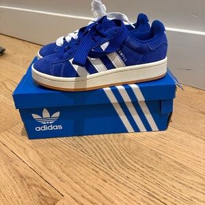 adidas Kids Blue and White Sneakers